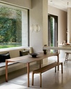 Table de repas 180cm Teck Brun PI