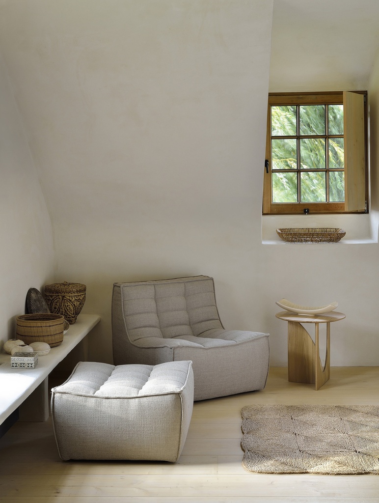 Module de canapé 1 place Beige N701
