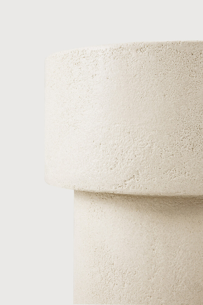 Table d'appoint 41x41x47cm Microciment Elements
