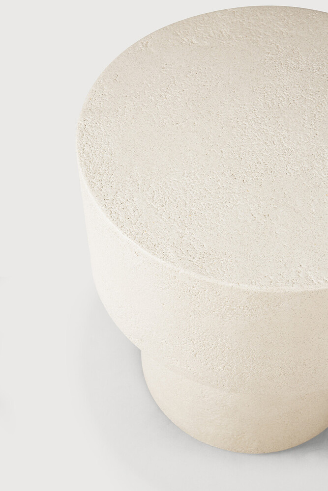 Table d'appoint 41x41x47cm Microciment Elements