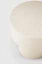 Table d'appoint 41x41x47cm Microciment Elements