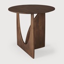 Table d'appoint Teck Brun Geometric