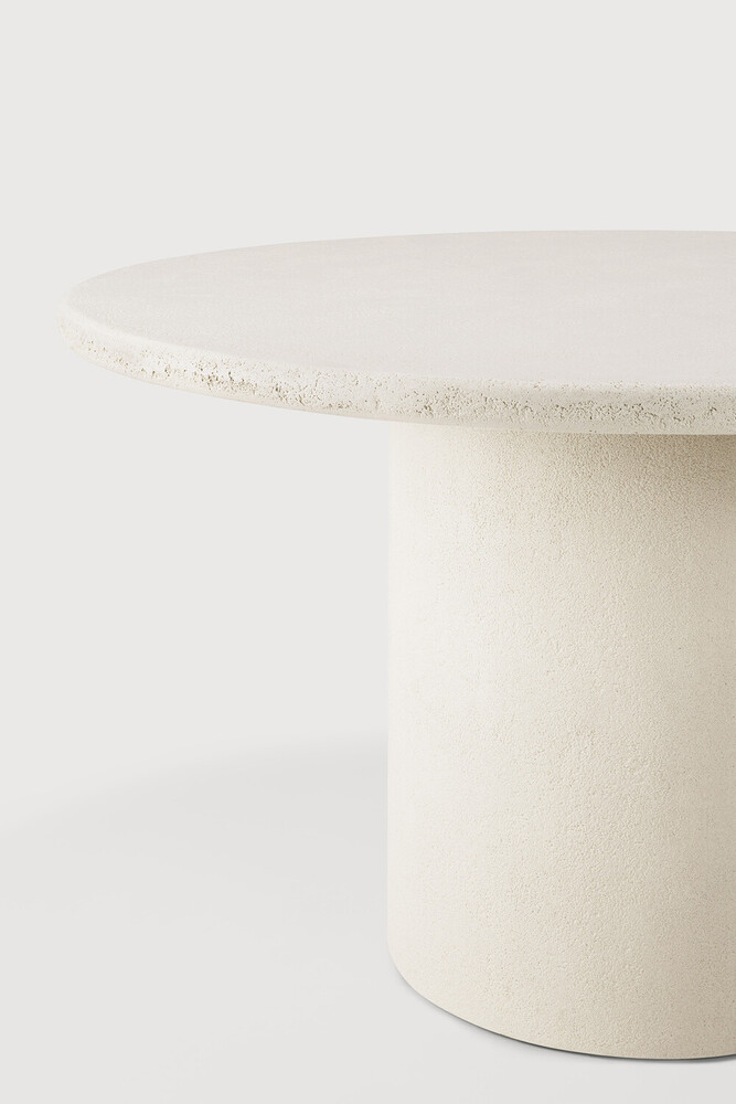 Table de repas 125x125x76cm Microciment Elements