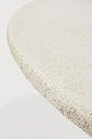 Table de repas 125x125x76cm Microciment Elements