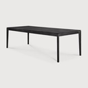 Table de jardin 250x100cm Teck noir Bok