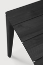 Table de jardin 250x100cm Teck noir Bok