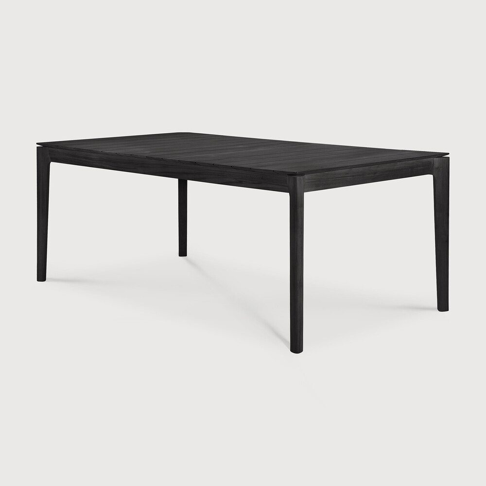 Table de jardin 200x100cm Teck noir Bok