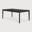 Table de jardin 200x100cm Teck noir Bok