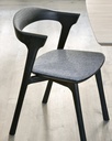 Chaise Chêne noir grey Bok