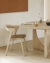 Chaise Chêne cuir cognac Bok