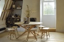 Table repas 150cm Chêne Mikado