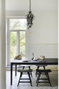 Table 160x80cm Chêne noir Bok