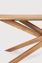 Table de jardin 240x108cm Teck Mikado