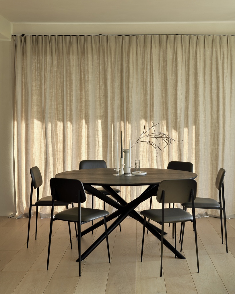 Table repas 150cm Chêne Noir Mikado