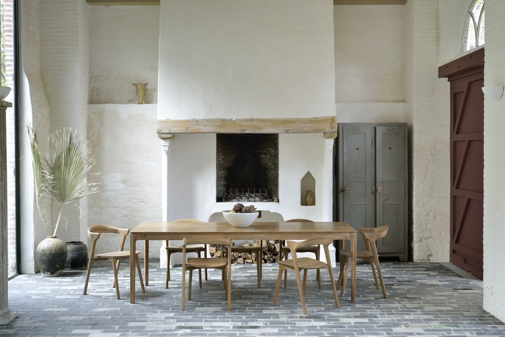 Table 240x100cm Teck Bok