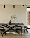 Table repas 280cm Chêne Noir Mikado
