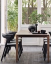 Table 160x80cm Teck brun Bok