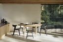 Table allonges 129/179cm Chêne Bok