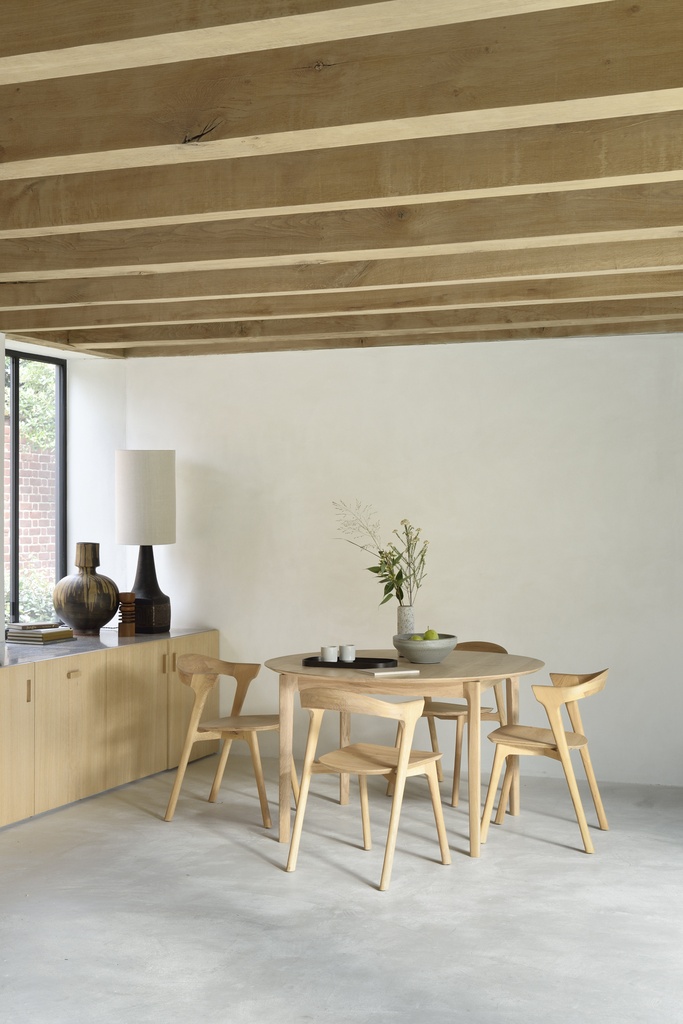 Table allonges 129/179cm Chêne Bok