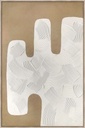 Tableau ETHNIC II beige & marron