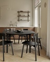 Table allonges 129/179cm Chêne noir Bok