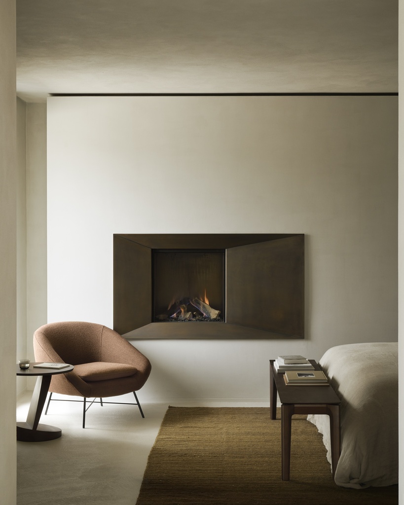 Banc 126cm Teck brun Bok