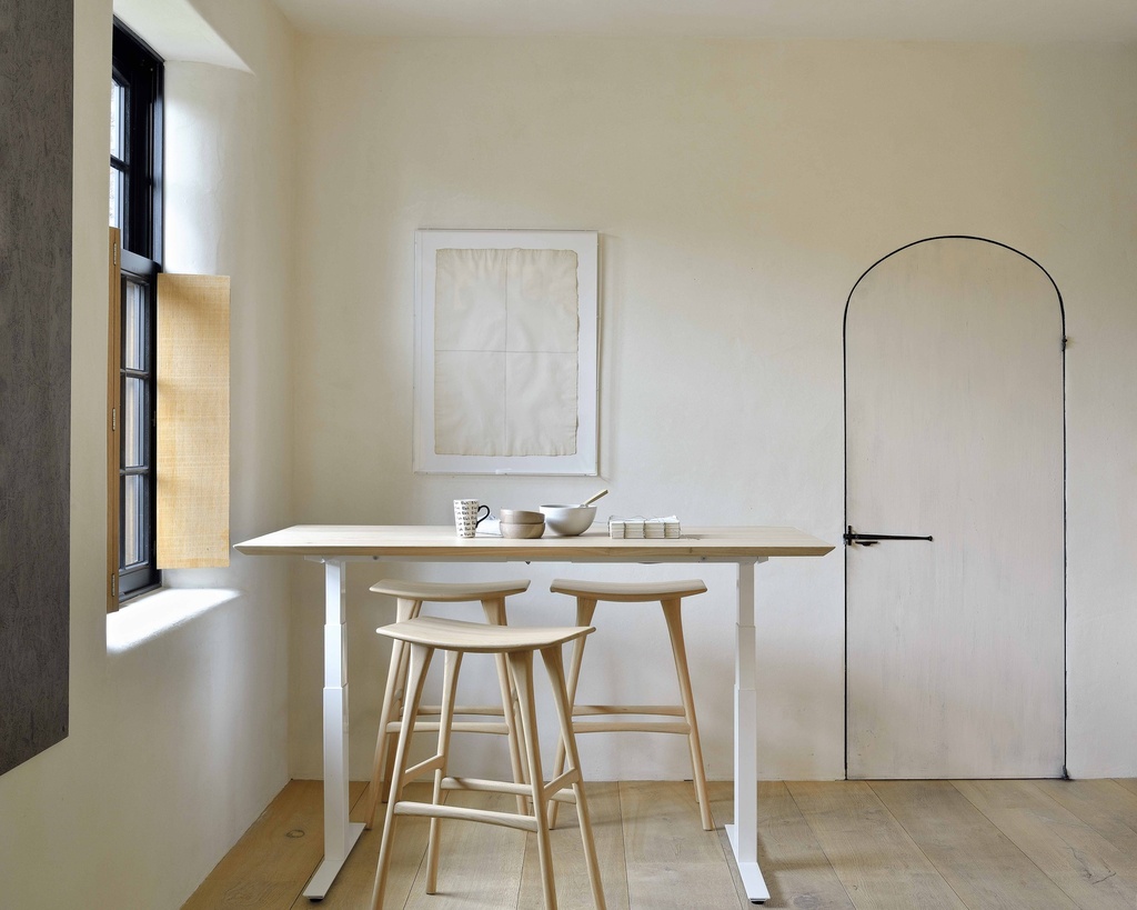 Pieds de bureau Blanc EU Bok