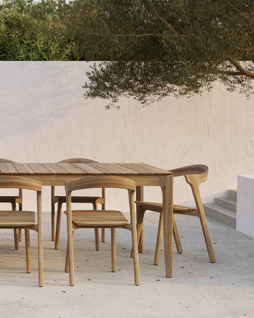 Chaise de jardin Teck / pas de coussin Bok