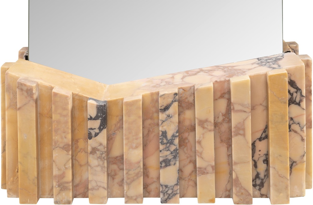 Miroir Romain Marbre Breccia Violet