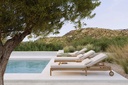 Coussin pour chaise longue de jardin Jack