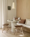 Table de repas 90x90x76cm Microciment Elements