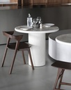 Table de repas 90x90x76cm Microciment Elements