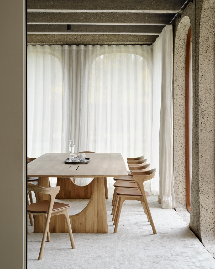 Table de réunion Chêne Geometric