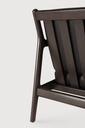 Fauteuil intérieur Acajou brun foncé / Black Leather Jack