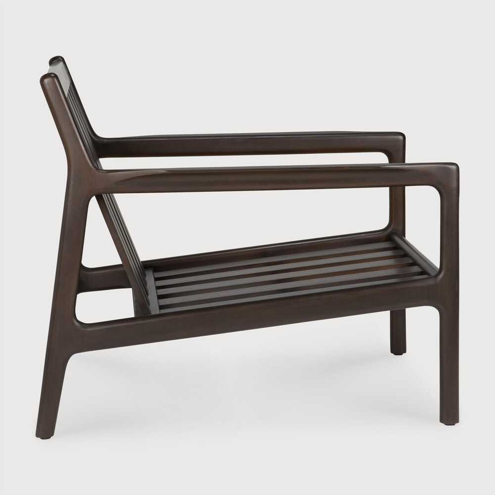 Fauteuil intérieur Acajou brun foncé / Pas coussin Jack