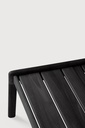 Table d'appoint extérieur Teck noir Jack