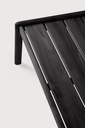 Table basse de jardin 120cm Teck noir Jack
