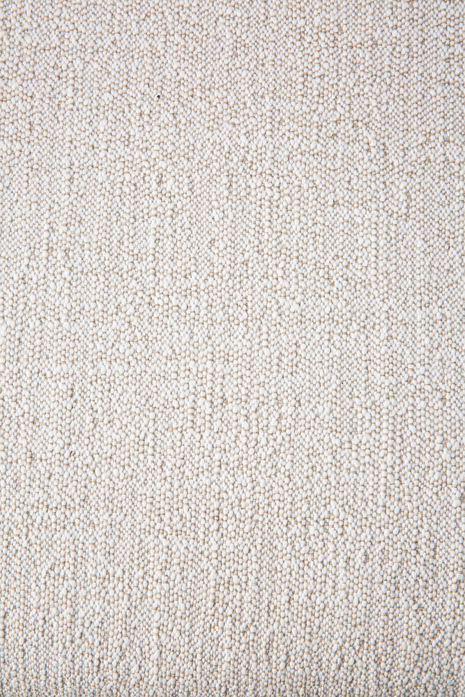 Repose-pieds de jardin Teck / coussin Off White Jack