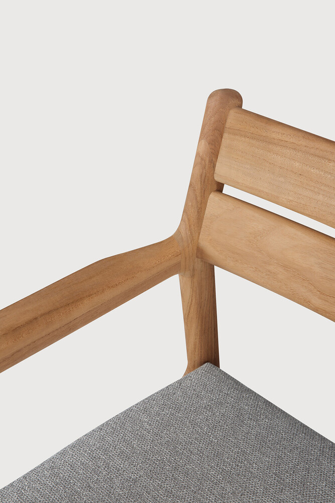 Chaise extérieur  Teck / coussin Mocha Jack