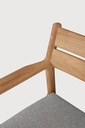 Chaise extérieur  Teck / coussin Mocha Jack