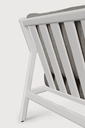 Canapé 2 places Aluminium blanc / coussin Mocha Jack