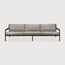 Canapé 3 places Teck noir/ coussin Mocha Jack