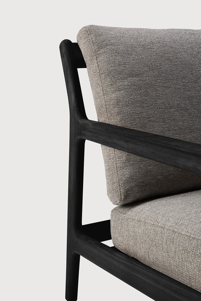 Canapé 3 places Teck noir/ coussin Mocha Jack