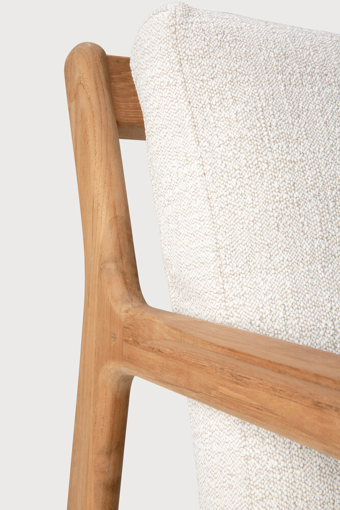 Canapé 2 places Teck  / coussin Off White Jack