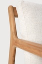 Canapé 2 places Teck  / coussin Off White Jack