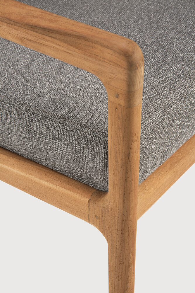 Fauteuil de jardin 1 place Teck / coussin Mocha Jack