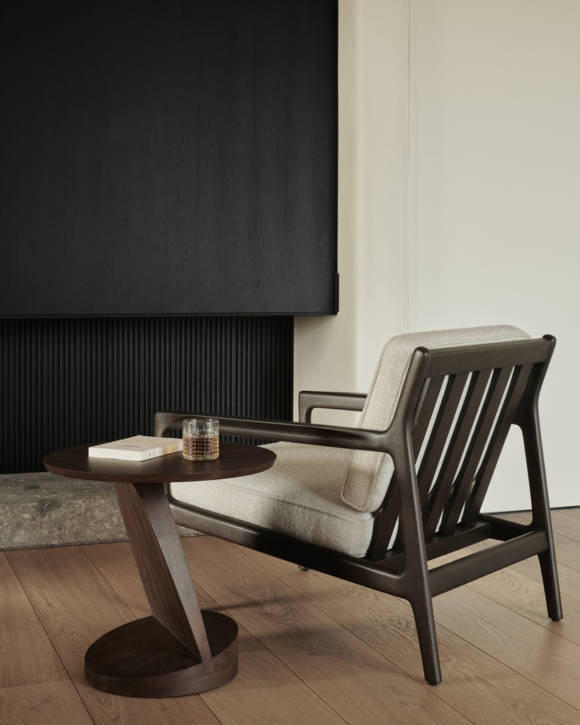 Fauteuil intérieur Acajou brun foncé / Ivory Jack