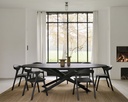 Table repas 267cm Chêne Noir Mikado