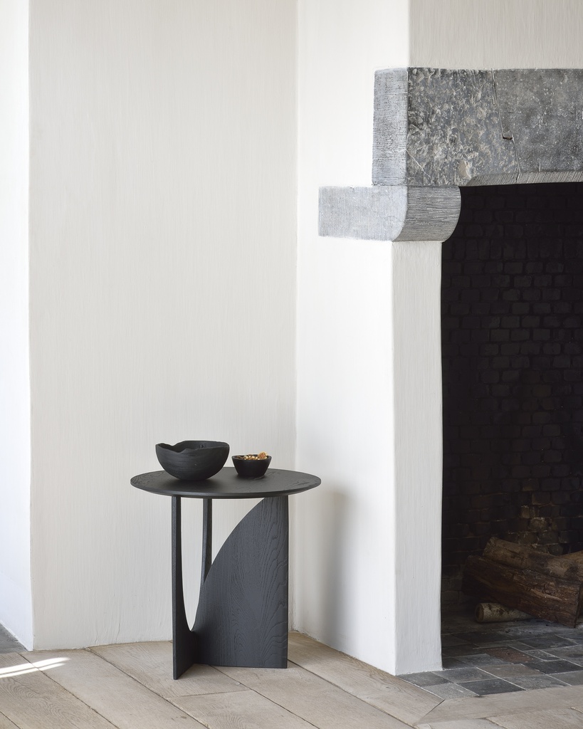 Table d'appoint Chêne noir Geometric