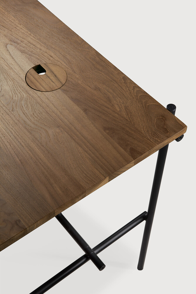 Bureau 160x80cm Teck Brun Oscar